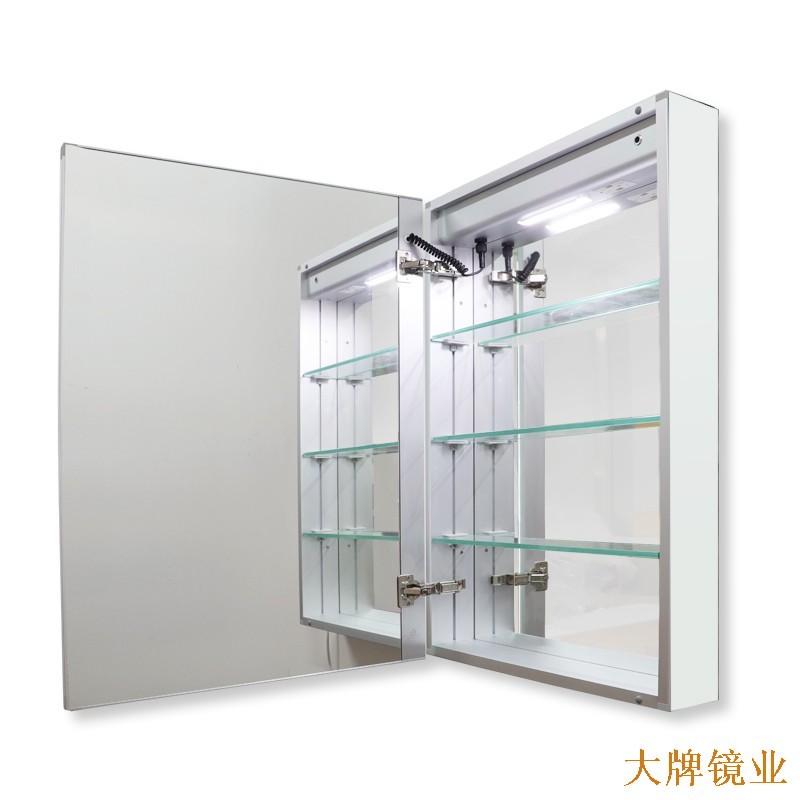 單開(kāi)門(mén)LED智能鏡柜